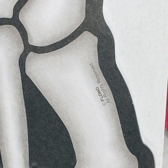 Pumpkin Hollow Shady Hollow Skeleton Footprint Floor Decoration Paper Cutout 16 - Picture 7 of 8